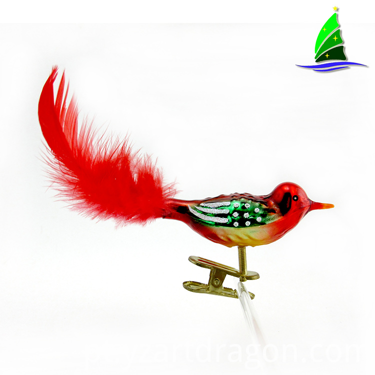 Ornamentos de Natal de pássaro vermelho Red Bird Christmas Ornaments